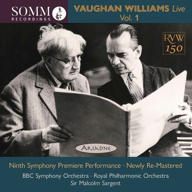 Ralph Vaughan Williams (1872-1958): Vaughan Williams Live, ol