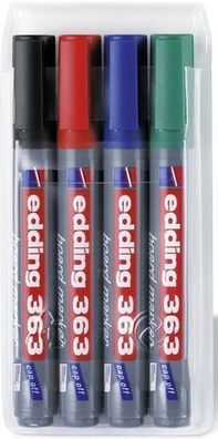 edding 363 boardmarker 4er-Set 363/4 whiteboard-marker 1-5 mm 4-363-4