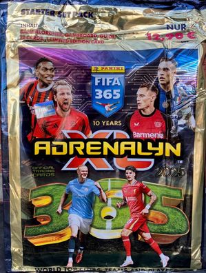 Panini FIFA 365 Adrenalyn XL 2025 Trading Cards Fußball Starter Pack Set NEU!