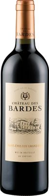 Chateau des Bardes Aoc Saint Émilion Grand Cru 2020 0.75 L Flasche