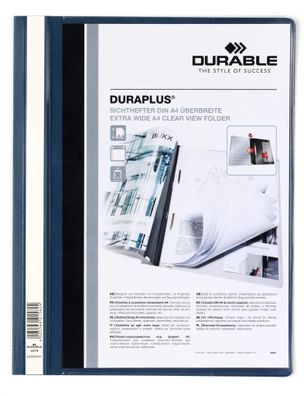 Durable Angebotshefter Duraplus A4 dbl transp Deckblatt mit Tasche