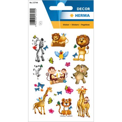 Herma Sticker DECOR Tiere Dschungel 1 Bl