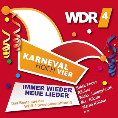 Karneval Hoch Vier-Immer wieder neue Lieder - - (CD / K)