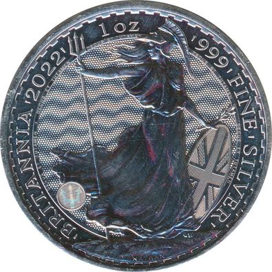 Großbritannien 2022 - Britannia 1 Oz Silber*