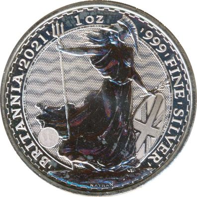 Großbritannien 2021 - Britannia 1 Oz Silber*