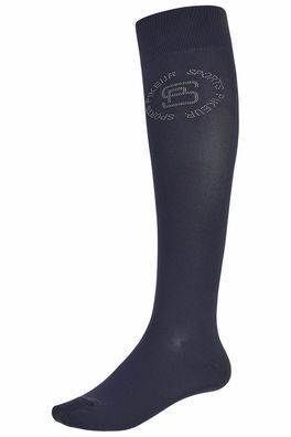 Pikeur Damen Reitsocken Kniestrümpfe nightblue Sports FS25
