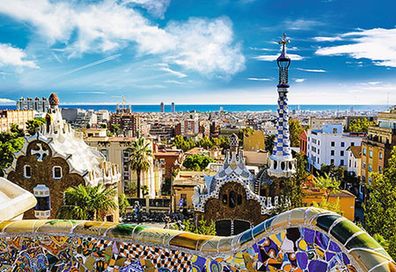 Der Park Güell in Barcelona