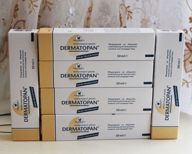 6x50ml Herbamedicus Dermatopan für trockene & shuppige Haut Panthenol Urea