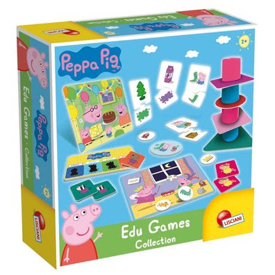 Lisciani Peppa Pig - Die Lernspielsammlung 10 pädagogische Spiele