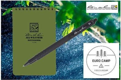 NEU Rite in the Rain Outdoor Notizblock Stift SET für Survival Abenteuer Notiz O