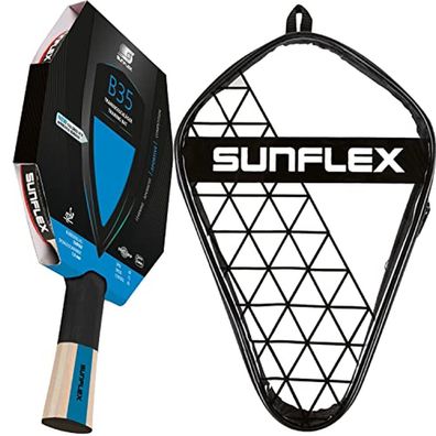 Sunflex B35 Tischtennisschläger + Tischtennishülle Single | Tischtennis Tabeltenni