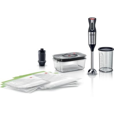 Bosch ErgoMixx Style MS6CM61V2 - Handmixer - 1000 W - Edelstahl/Schwarz