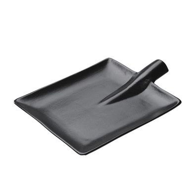 Zassenhaus Steak/Servierteller Worker / / /haufel eckig 30 x 22 cm