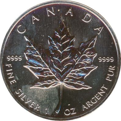 Kanada 1994 - Maple Leaf 1 Oz Silber*