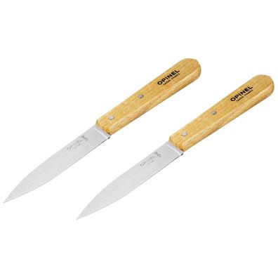 Opinel Kitchen N°112 - Schälmesser - 10 cm - Natural (Packung mit 2)