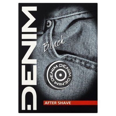 Denim Black Aftershave Lotion, 100 ml