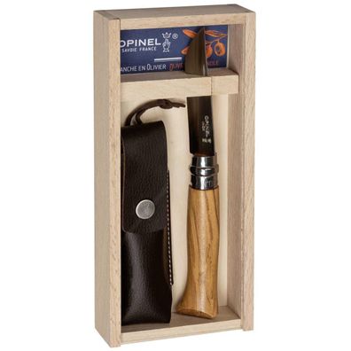 Opinel Tradition Luxury N°08 - Klappmesser - 8.5 cm - gelber bis orangefarbener Griff