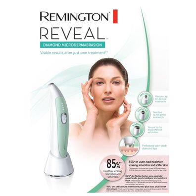 Remington REVEAL Diamond Mikrodermabrasion Poren Reiniger Sauger elektrisch