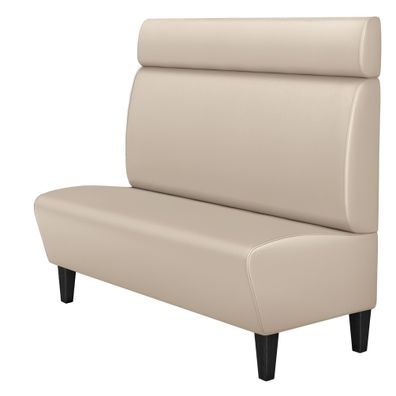 MIAMI | Gastrobank | B: 120 x 128 cm | Creme | Glatt | Leder | Gastro Sitzbank, Bis
