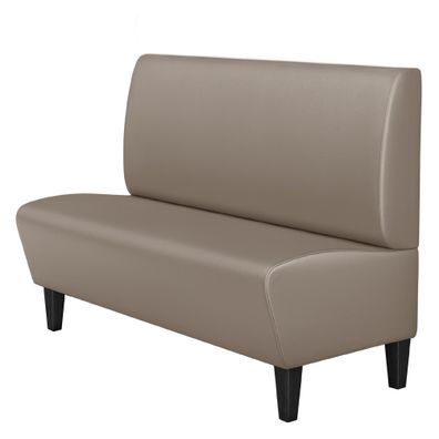 MIAMI | Gastrobank | B: 100 x 103 cm | Taupe | Glatt | Leder | Gastro Sitzbank, Bis