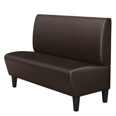 MIAMI | Gastrobank | B: 100 x 103 cm | Braun | Glatt | Leder | Gastro Sitzbank, Bis