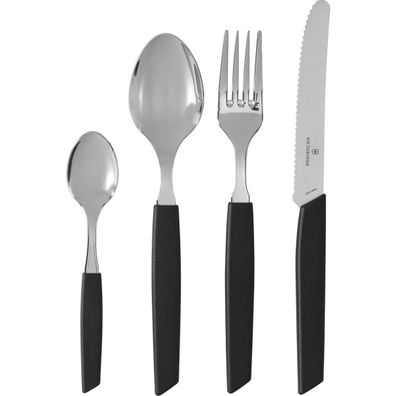 Victorinox Swiss Modern Besteck-Set (Tomatenmesser) 24-teilig schwarz