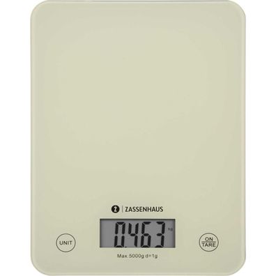 Zassenhaus Digitale Küchenwaage Balance, creme