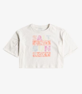 Roxy Kinder T-Shirt Call You Mine weiß