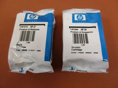 Original HP 27/28 verschweißt, intenpatrone, P ink cartridge