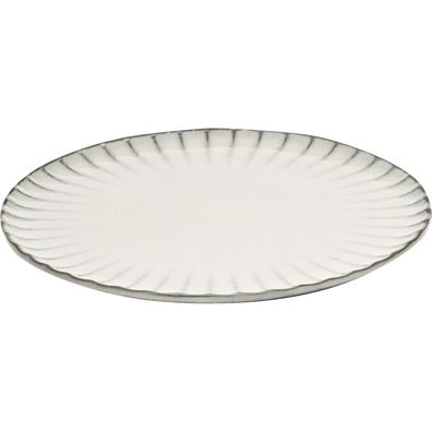 SERAX Inku Teller L Inku White, ø: 240 mm