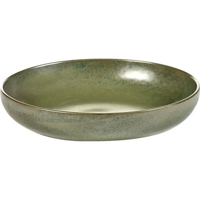SERAX Surface Teller tief L, Camo Green, ø: 210 mm