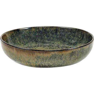 SERAX Surface Teller tief S, Indi Grey, ø: 160 mm