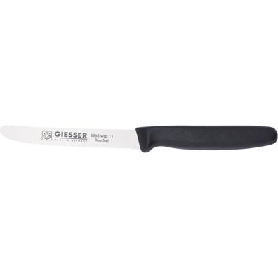 Giesser Allzweckmesser Welle, Länge: 220 mm, Klingenlänge: 110 mm, schwarz
