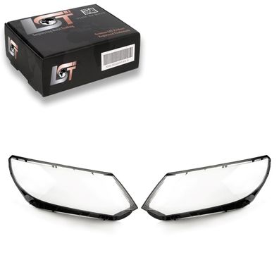 2x Scheinwerfer Glas Streuscheibe links rechts Set für VW Tiguan 5N 2011-2018