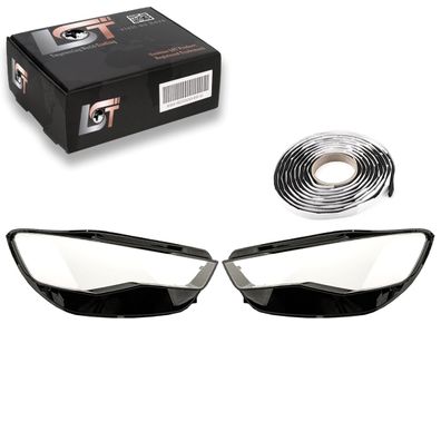 2x Scheinwerfer Glas Streuscheibe Set für Audi A6 4G C7 Allroad Avant ab 10/2014