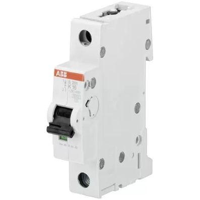 ABB S201-K16 Sicherungsautomat K-Char., 6 kA, 16 A, 1P 2CDS251001R0467
