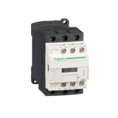 Schneider Electric Leistungsschütz LC1D 3p, + 1S+1Ö, 4 kW, 9 A, 400 V AC3, Spule 24 V