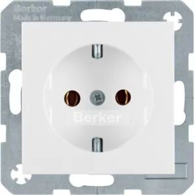Berker Steckdose SCHUKO S.1/B.3/B.7 polarweiß 47431909