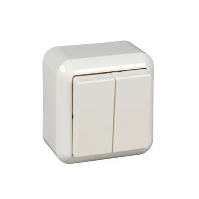 Elso Serienschalter 10A Contura Steckklemme reinweiß 381504