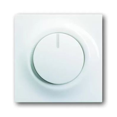 Busch-Jaeger 6540-74 | Zentralscheibe mit Drehknopf, Bef.-Mutter und Glimmlampe