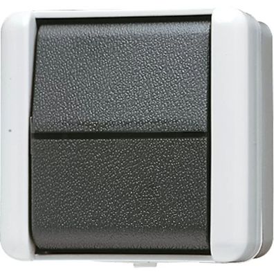Jung Wippschalter, Universal Aus-Wechsel, 10 AX 250 V , IP 44, WG 800 806W