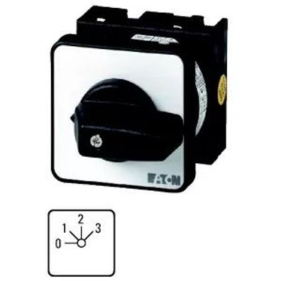 Eaton Stufenschalter, T0, 20 A, Einbau, 2 Baueinheit(en), Kontakte: 3, 45 °, rastend,