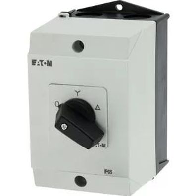 Eaton Stern-Dreieck-Schalter, T0, 20 A, Aufbau, 4 Baueinheit(en), Kontakte: 8, 60 °,