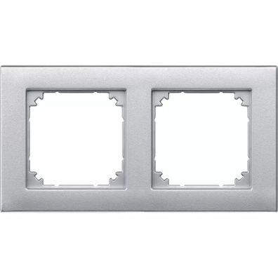 Merten M-PLAN-Rahmen, 2fach, aluminium 486260