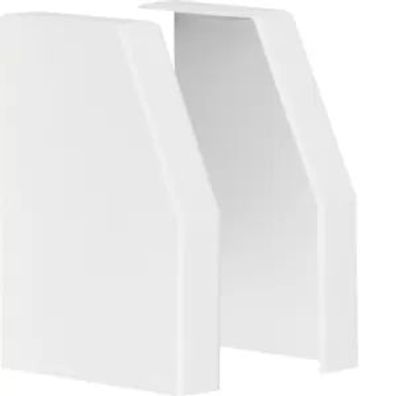 Hager Endstück Paar zu RK 150x110 reinweiß L22359010