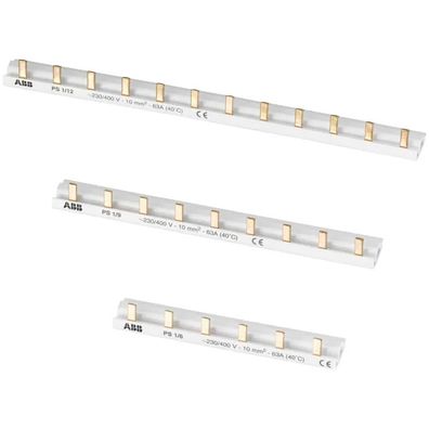 ABB PS1/12 Phasenschiene 1Ph.,12Pins,10qmm 2CDL210001R1012