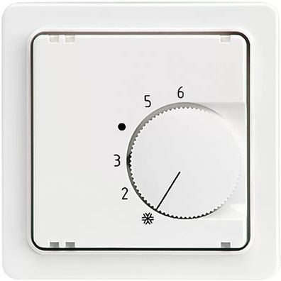 Elso Zentralplatte für Temperaturreglereinsatz Fashion/riva/scala reinweiß 227104