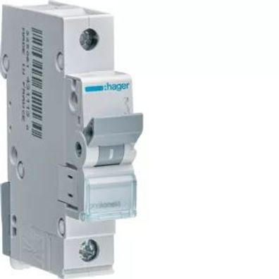 Hager LS-Schalter 1polig 6kA C-2A 1M MCN102