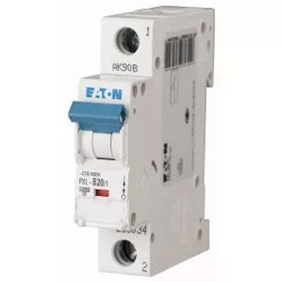 Eaton Leitungsschutzschalter, 20 A, 1p, Charakteristik: B 236034