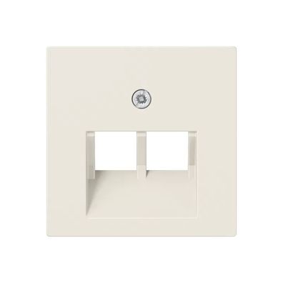 Jung Abdeckung für IAE/UAE-Anschlussdosen 2 x 8-polig, Thermoplast, Serie AS, weiß A5
